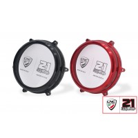 CNC Racing TROY BAYLISS LIMITED EDITION Clear Wet Clutch Cover for the Ducati Panigale / Streetfighter / Multistrada / Diavel V4 / S / Speciale CNC Racing TROY BAYLISS LIMITED EDITION Clear Wet Clutch Cover for the Ducati Panigale / Streetfighter / Multistrada / Diavel V4 / S / Speciale